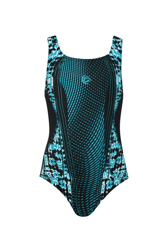 Olympia - Badpak - Zwart/Turquoise