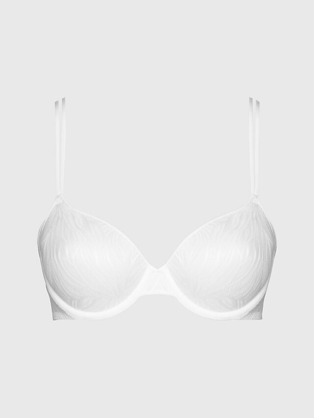 Calvin Klein - Beugel BH Marquisette Lace - Wit -