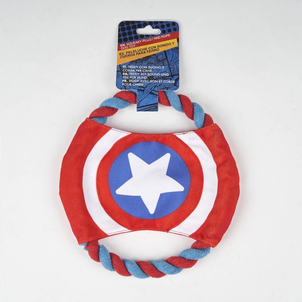 Dog Toy - Marvel - Avengers -Squeezie Pluche en Touw