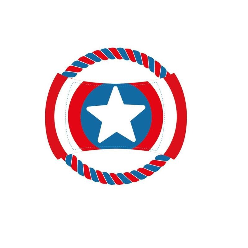 Dog Toy - Marvel - Avengers -Squeezie Pluche en Touw
