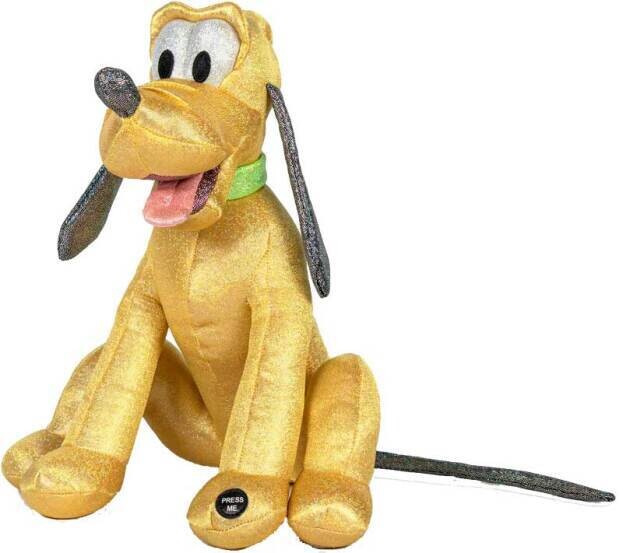 &quot;100 Years of Disney - 28cm Plush with Glitter and Sound - Pluto&quot;