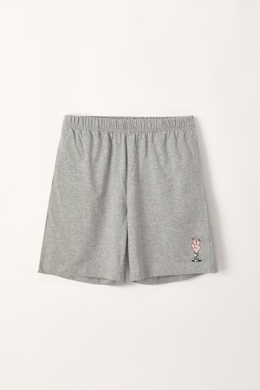 Woody - SLOWFWD Unisex Korte Short - Grijs