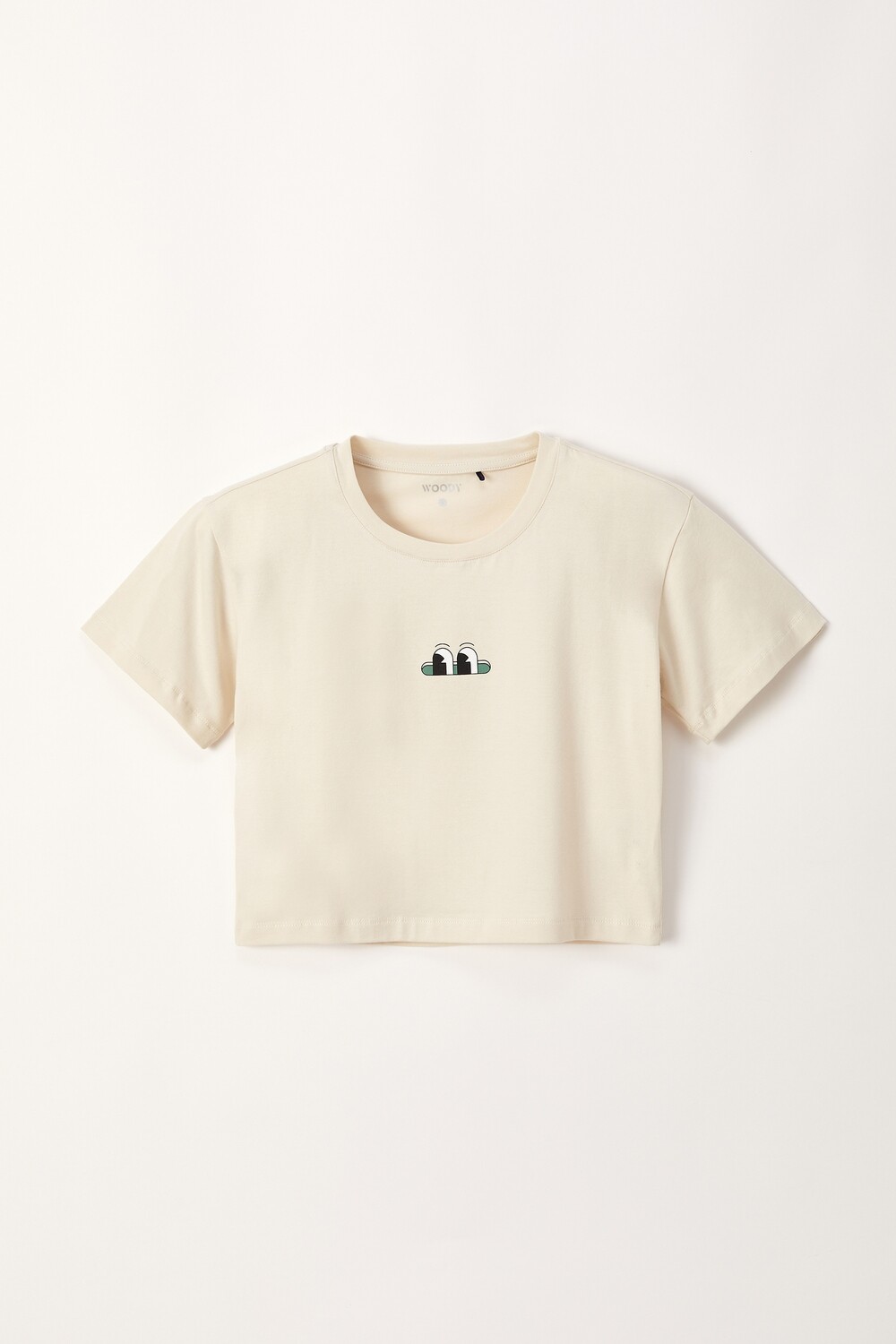 Woody - SLOWFWD Crop Top - Ecru