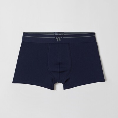 Woody Men Basic Underwear - Boxer short - duopack - blauw