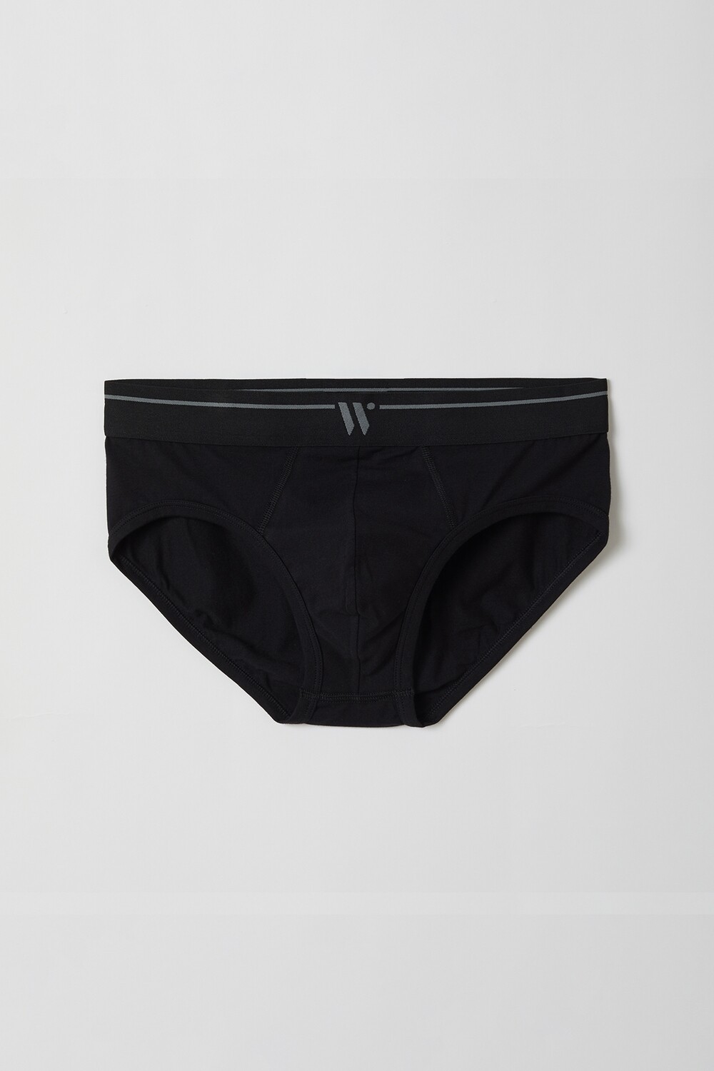 Woody Men Basic Underwear - Midi slip - duopack - zwart