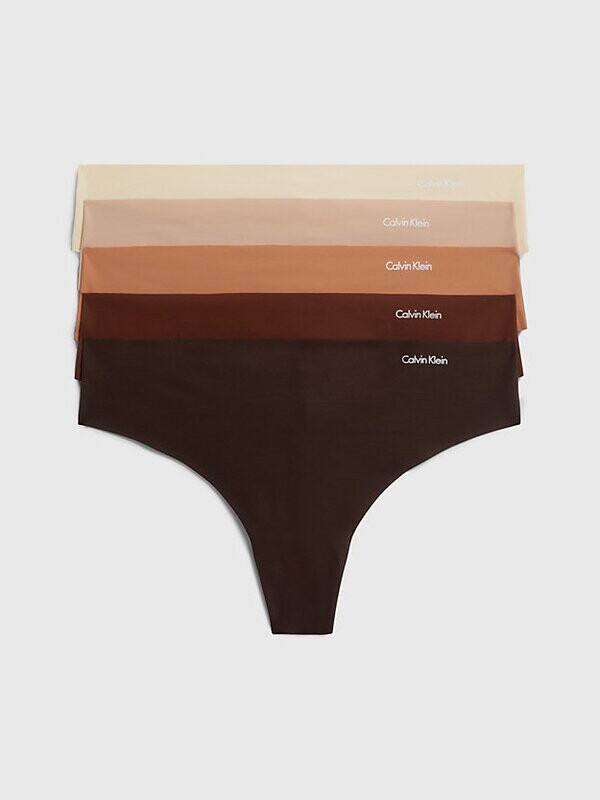 Calvin Klein - 5-pack Strings - Natural