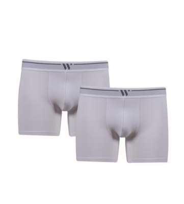 Woody Men Basic Underwear - Cyclist short - duopack - wit