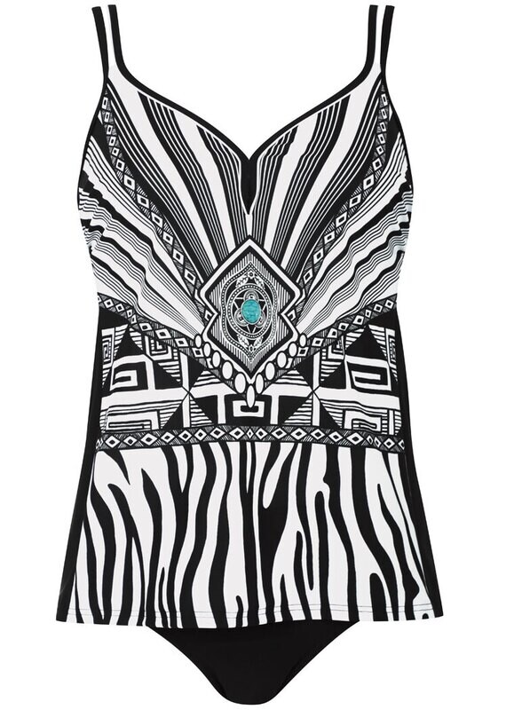 Sunflair - Tankini - Zwart print