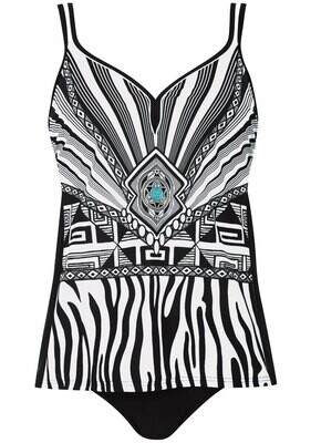 Sunflair - Tankini - Zwart print