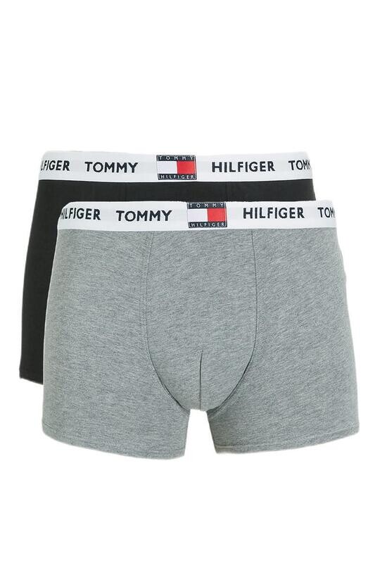 Tommy Hilfiger - Duopack Jongens Boxers - Zwart/Grijs