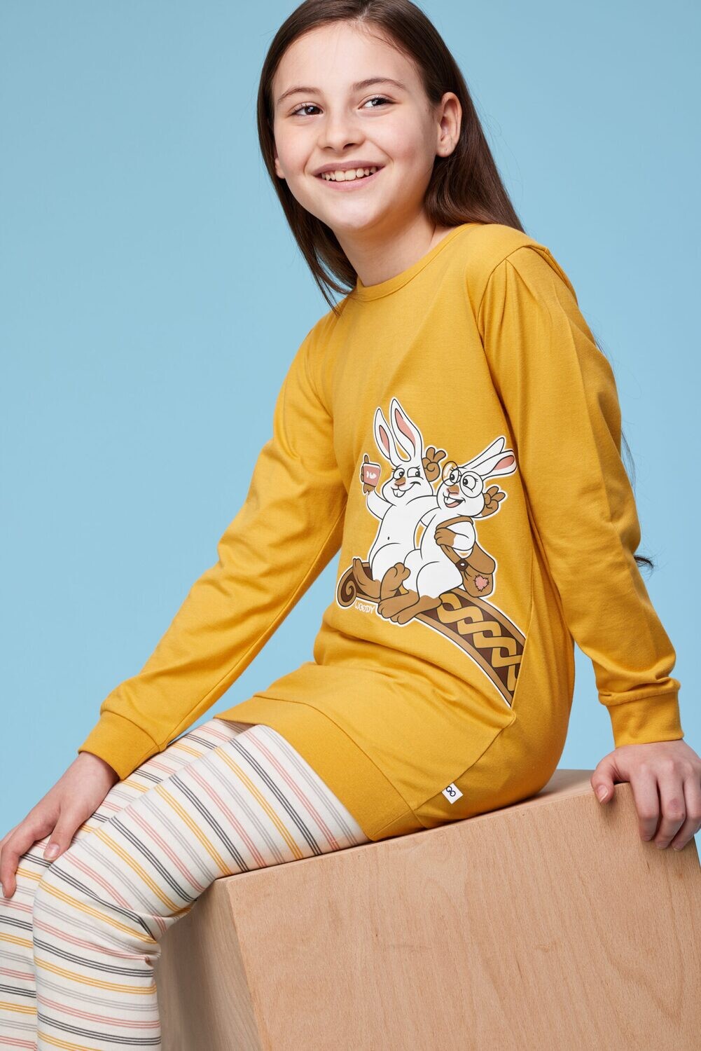 Woody - Meisjes/dames Pyjama, goud *