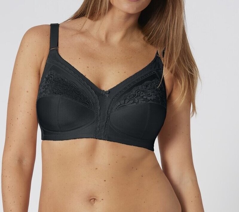 Triumph - Claudette 104N - Klassieke BH zonder beugel - zwart