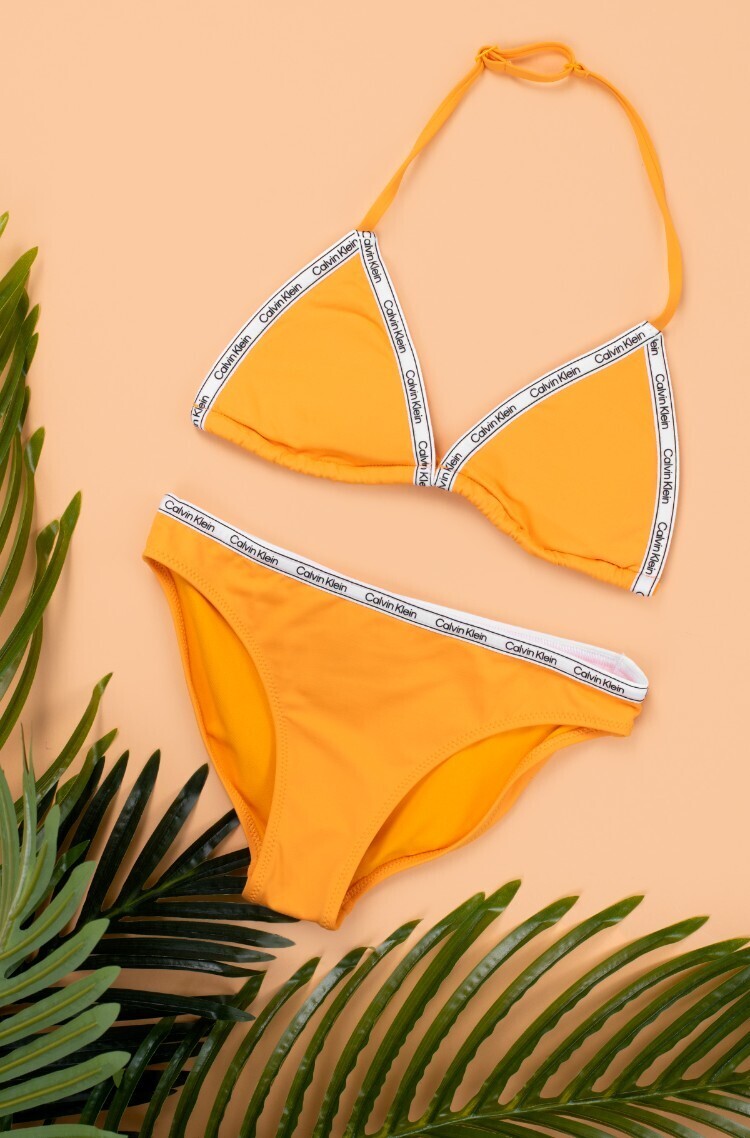 Calvin Klein - Triangle bikini set - Mango Orange -