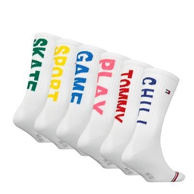 Tommy Hilfiger - 3 paar Kids Kousen - Wit