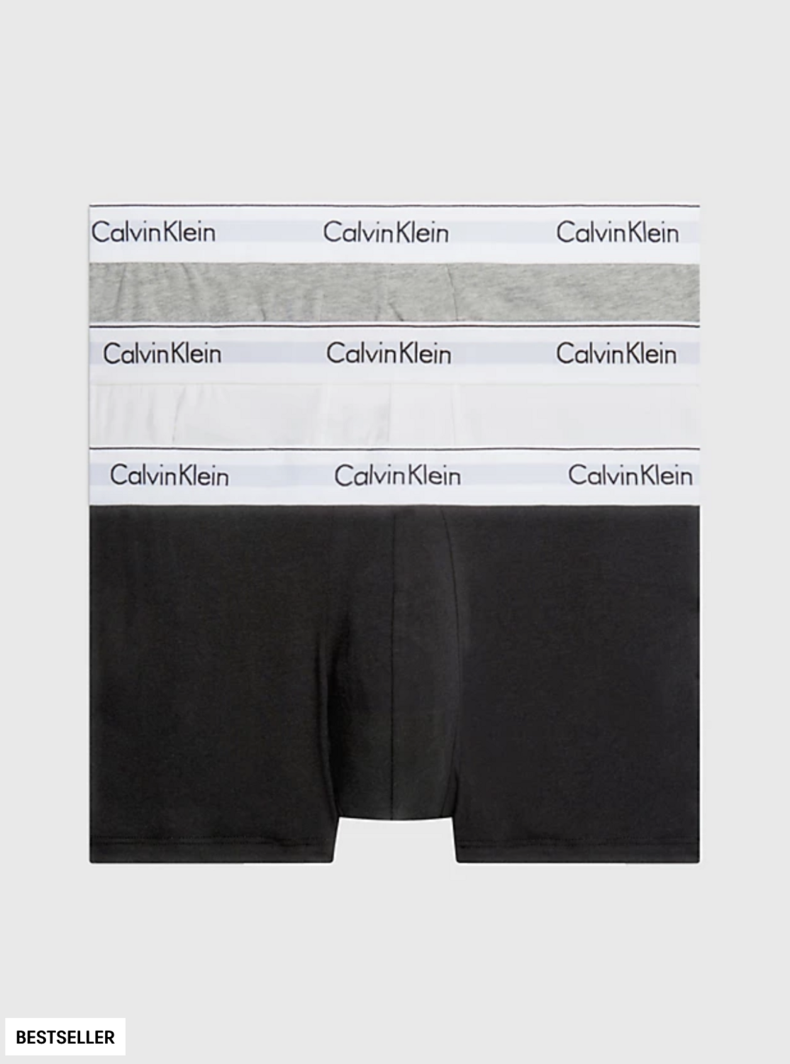 Calvin Klein - 3-pack boxers - Modern Cotton - wit/grijs/zwart