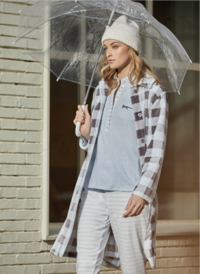 Lohe - Pyjama &quot;Vigora&quot; - blauw met streepjes