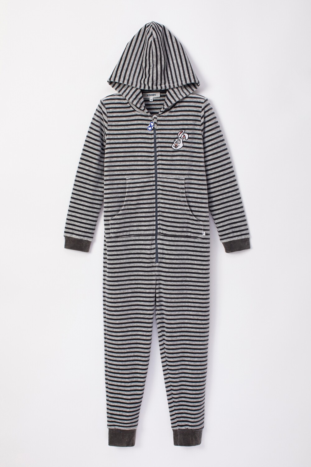 Woody - Unisex Onesie - Grijs Gestreept