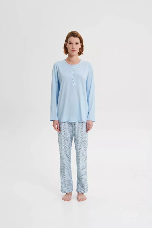 Vamp - Pyjama Long Sleeves - Blue Silver