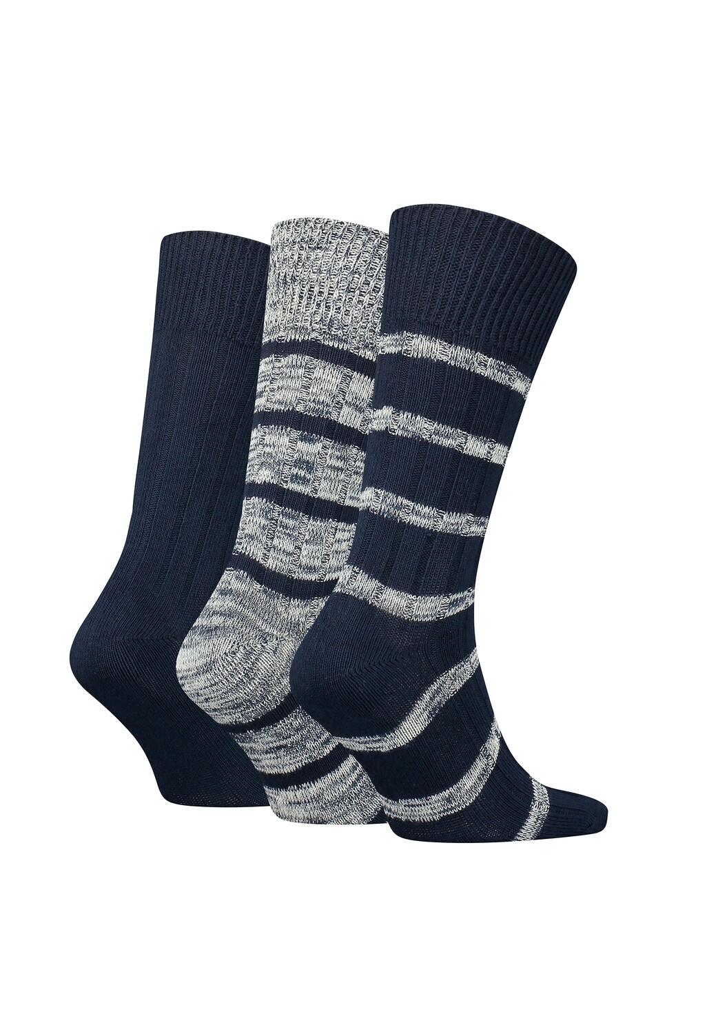 Tommy Hilfiger - Giftbox 3 paar Herenkousen - blauw