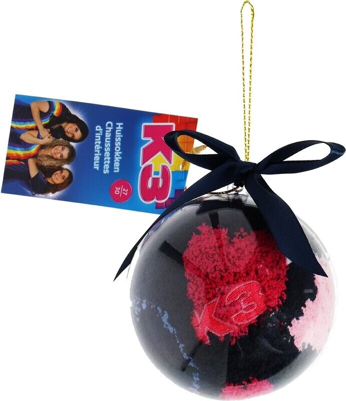 K3 - Homesocks Girls Hartjes - Kerstbal