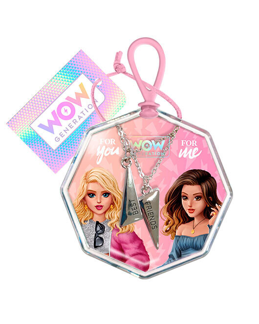 WOW Generation - Zilverkleurige ketting voor beste vriendinnen