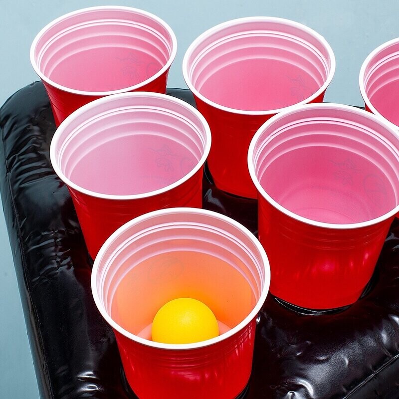 Bierpong Hoed - Opblaasbaar - 1 Hoed met accessoires