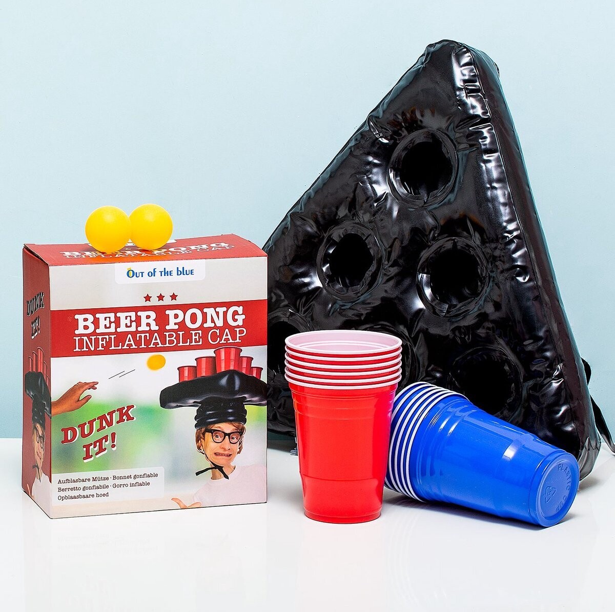Bierpong Hoed - Opblaasbaar - 1 Hoed met accessoires