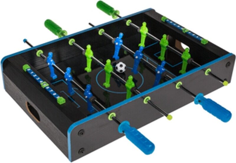 Tafelvoetbalspel - tafelvoetbal voor op tafel - Kicker, glows in the dark - 48,5 x 30,5 x 9 cm