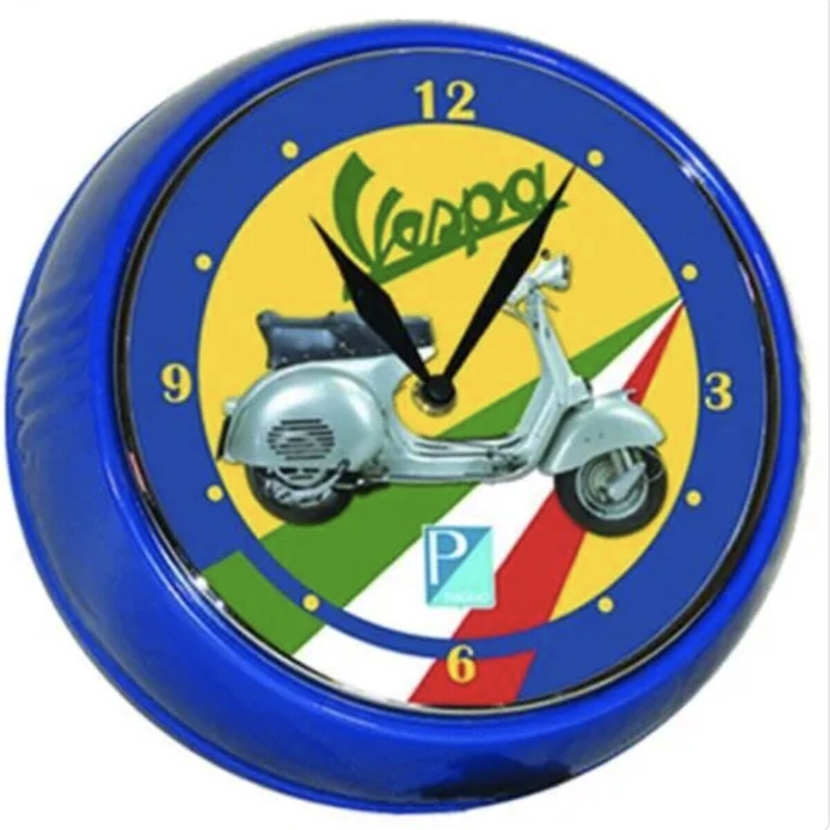 Wandklok - Vespa - ORIGINAL - Blue