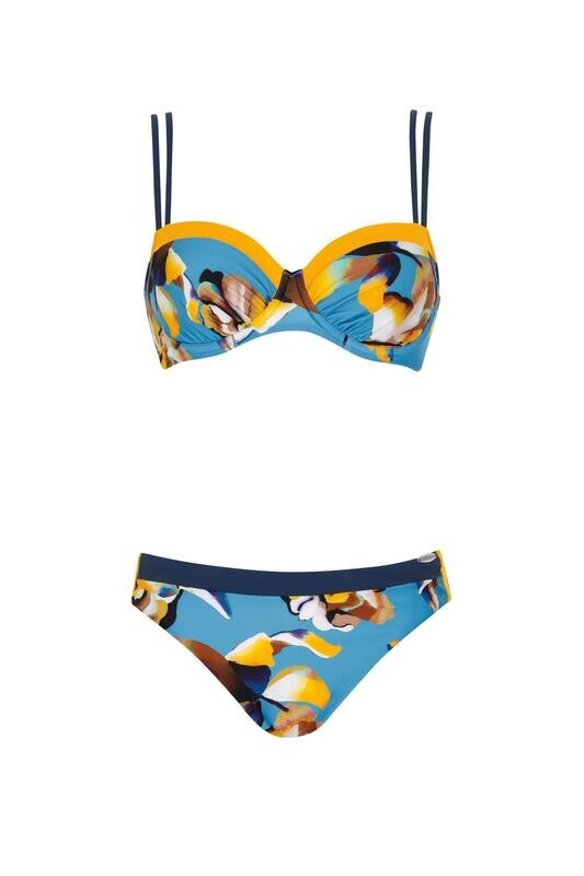 Sunflair - Bikini Voorgevormde Cups - Lichtblauw/Geel