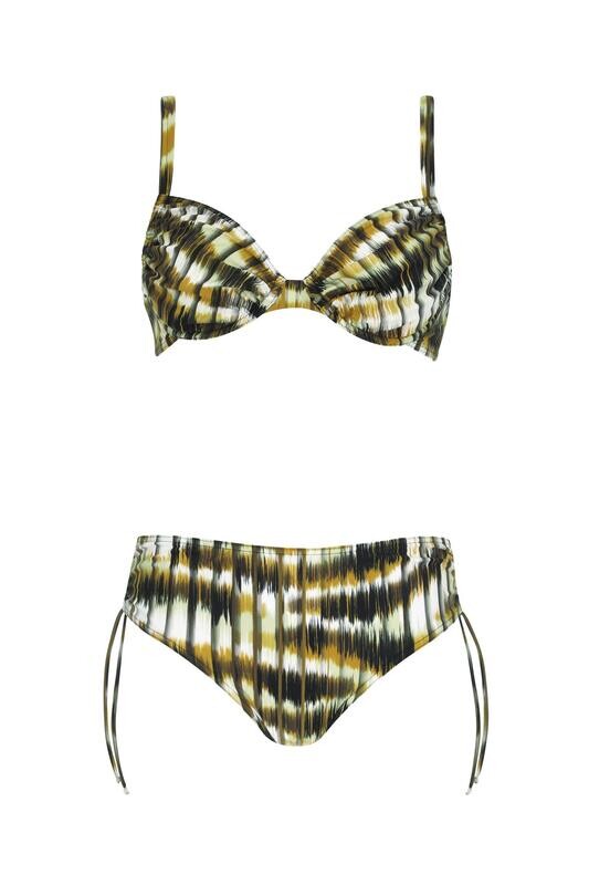 Sunflair - Bikini - Zwart/Oker gevlamd
