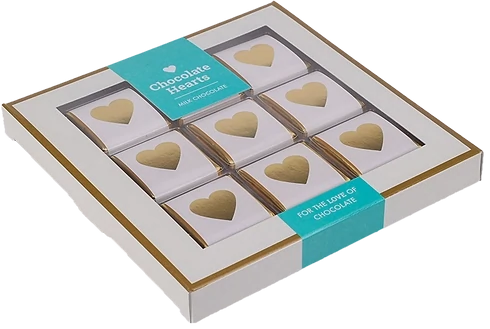 Doosje Chocolaatjes - Hartjes
