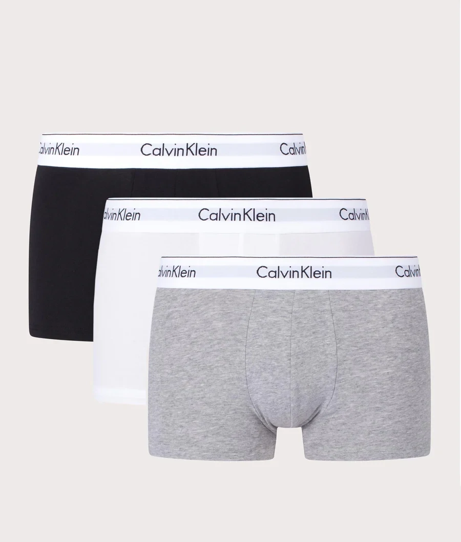Calvin Klein - 3-pack boxers - Modern Cotton - wit/grijs/zwart