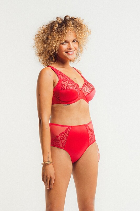 Louisa Bracq - Maxi Slip "Tribal" - Hibiscus