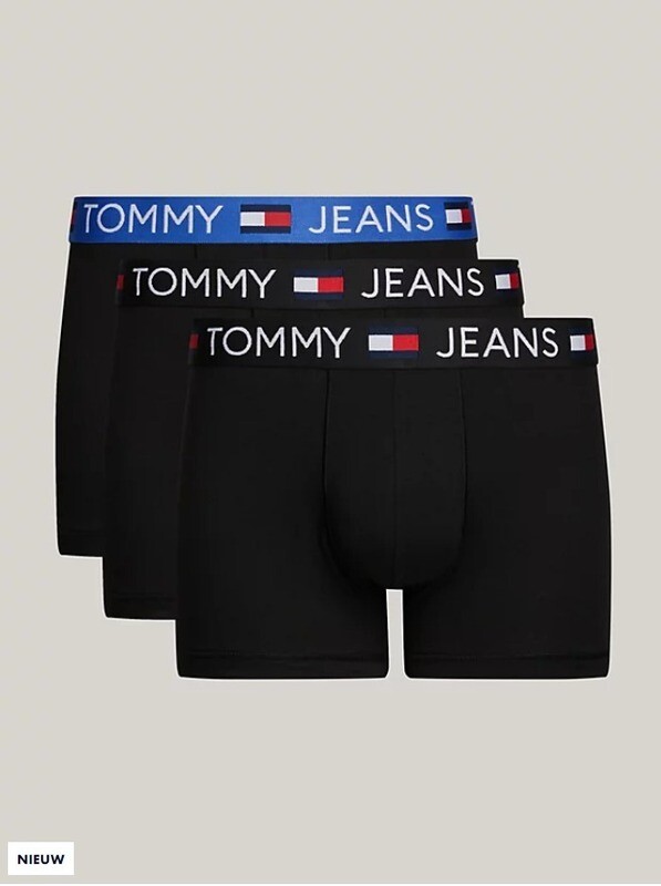 Tommy Hilfiger - 3 pack boxershort - zwart/blue
