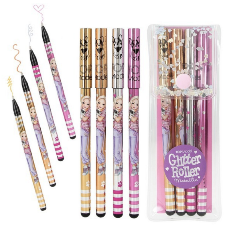 TOPModel - Glitter Roller Metallic Gelpennen