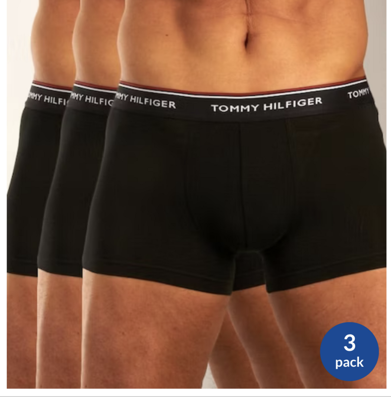 Tommy Hilfiger - 3 pack boxershort - zwart