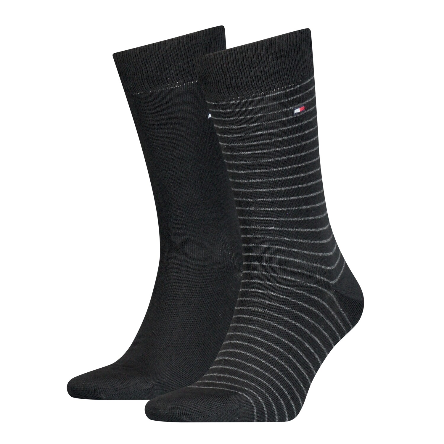 Tommy Hilfiger - 2 paar Herenkousen - Zwart