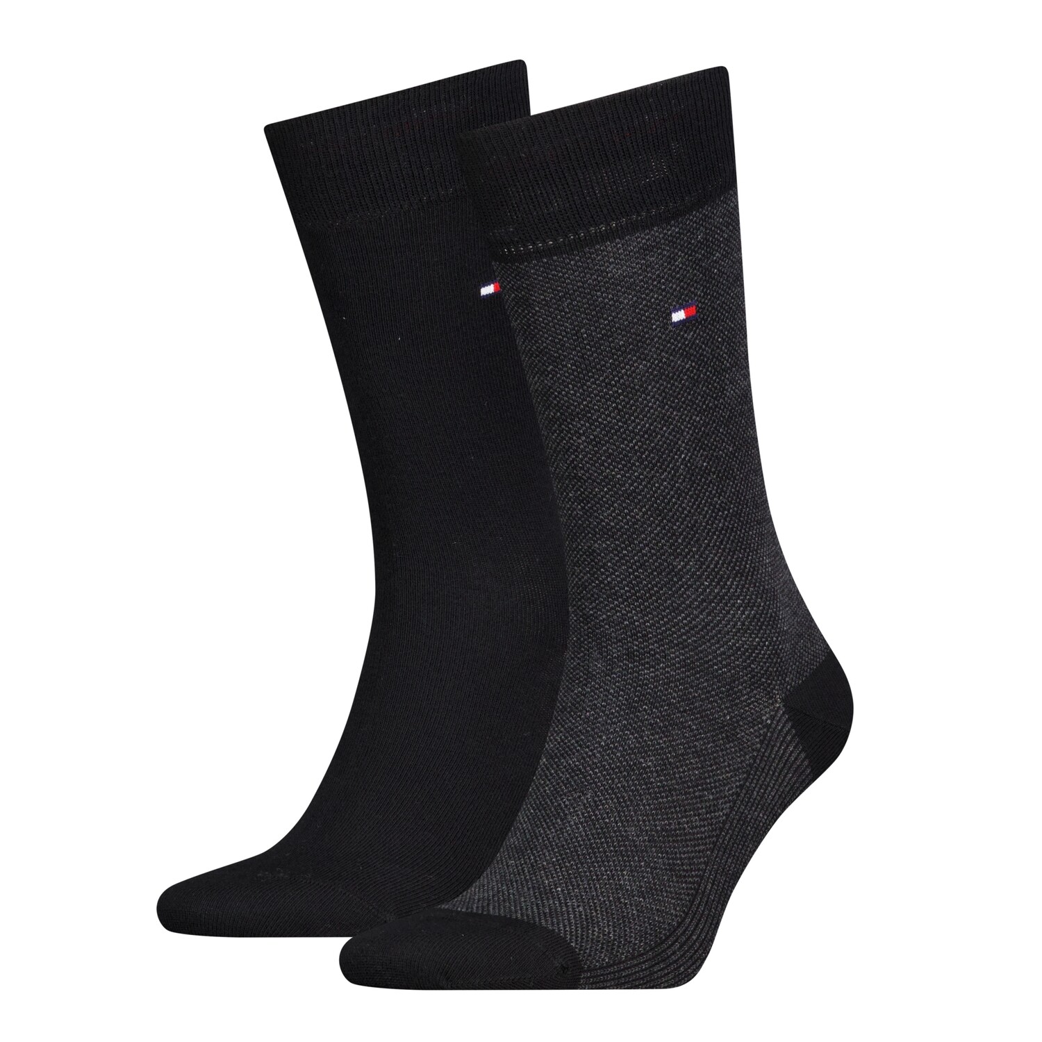 Tommy Hilfiger - 2 paar Herenkousen - Zwart