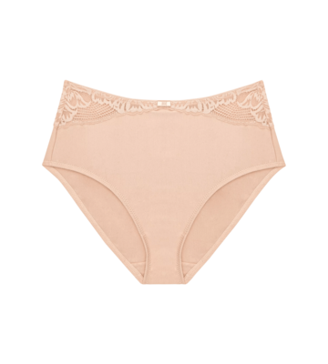 Triumph - Modern Lace + Cotton Maxi - Huidskleur