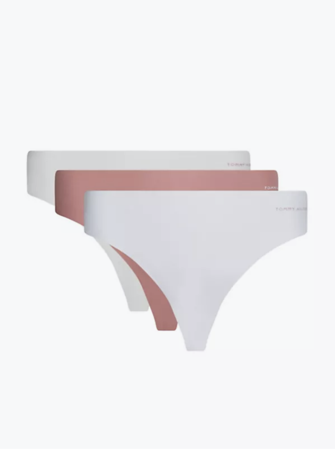 Tommy Hilfiger - 3-pack Brazilian - Barrelthee/white/Teaberry Blossom
