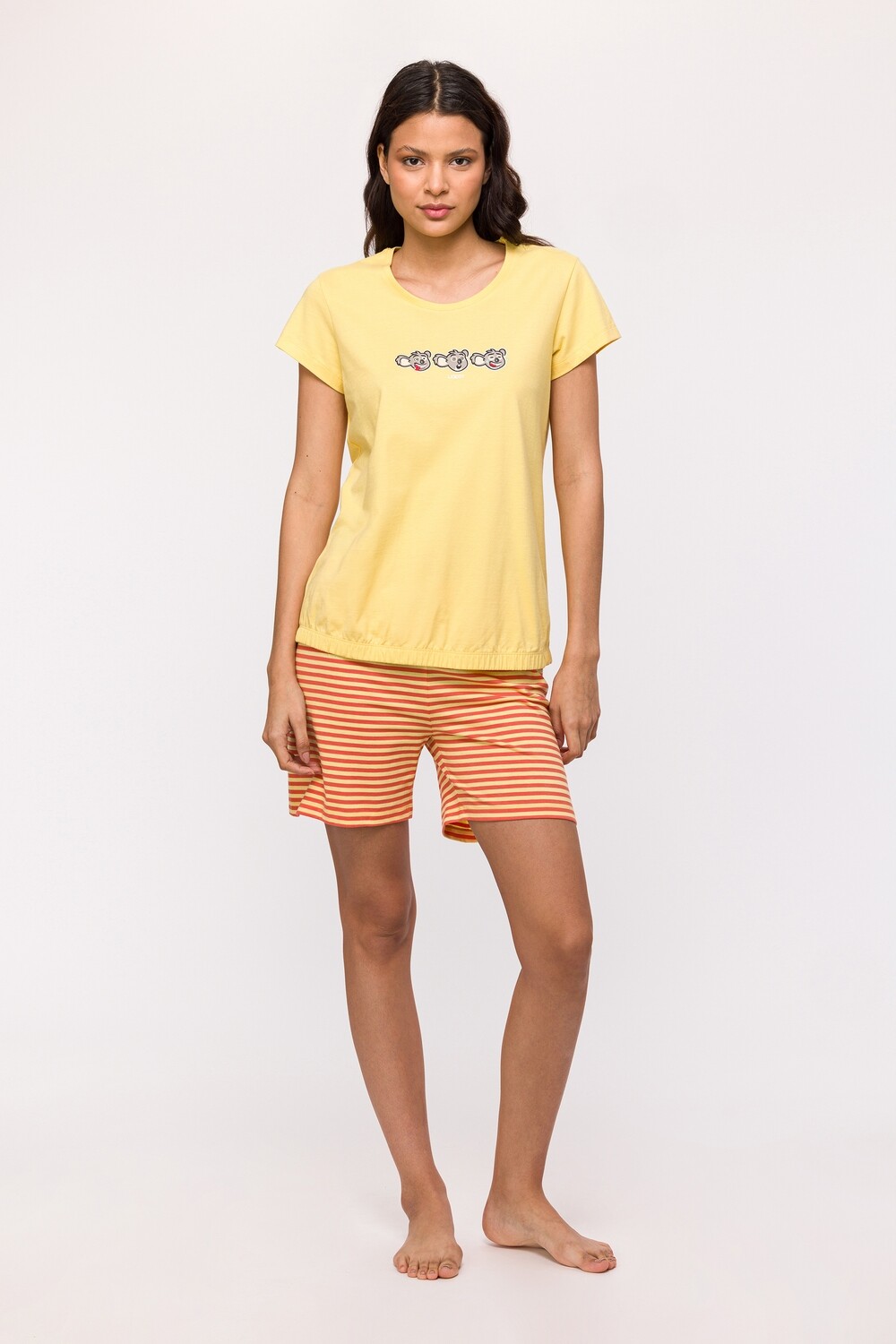Woody - Meisjes/Dames Pyjama - Geel