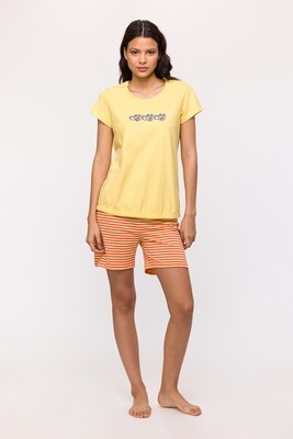 Woody - Meisjes/Dames Pyjama - Geel