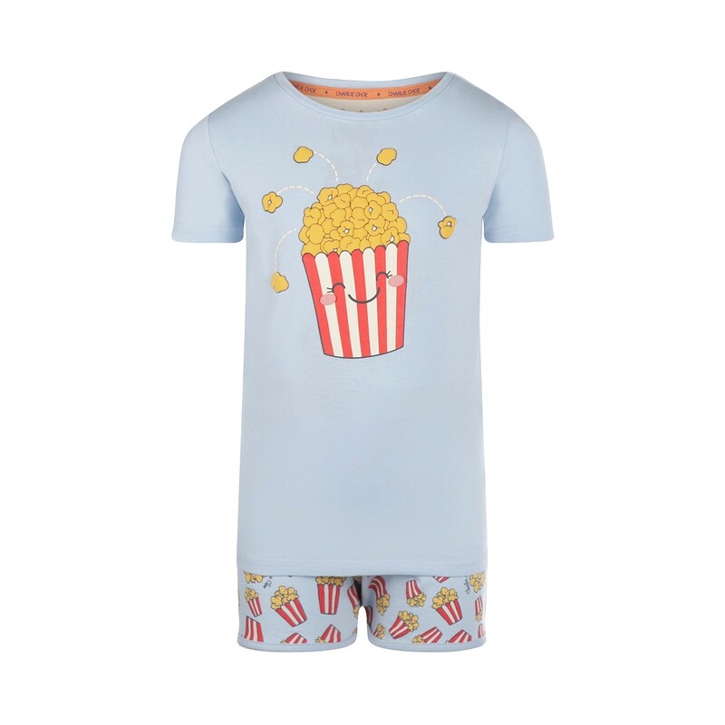 Charlie Choe - Girls Short Set - Light Blue