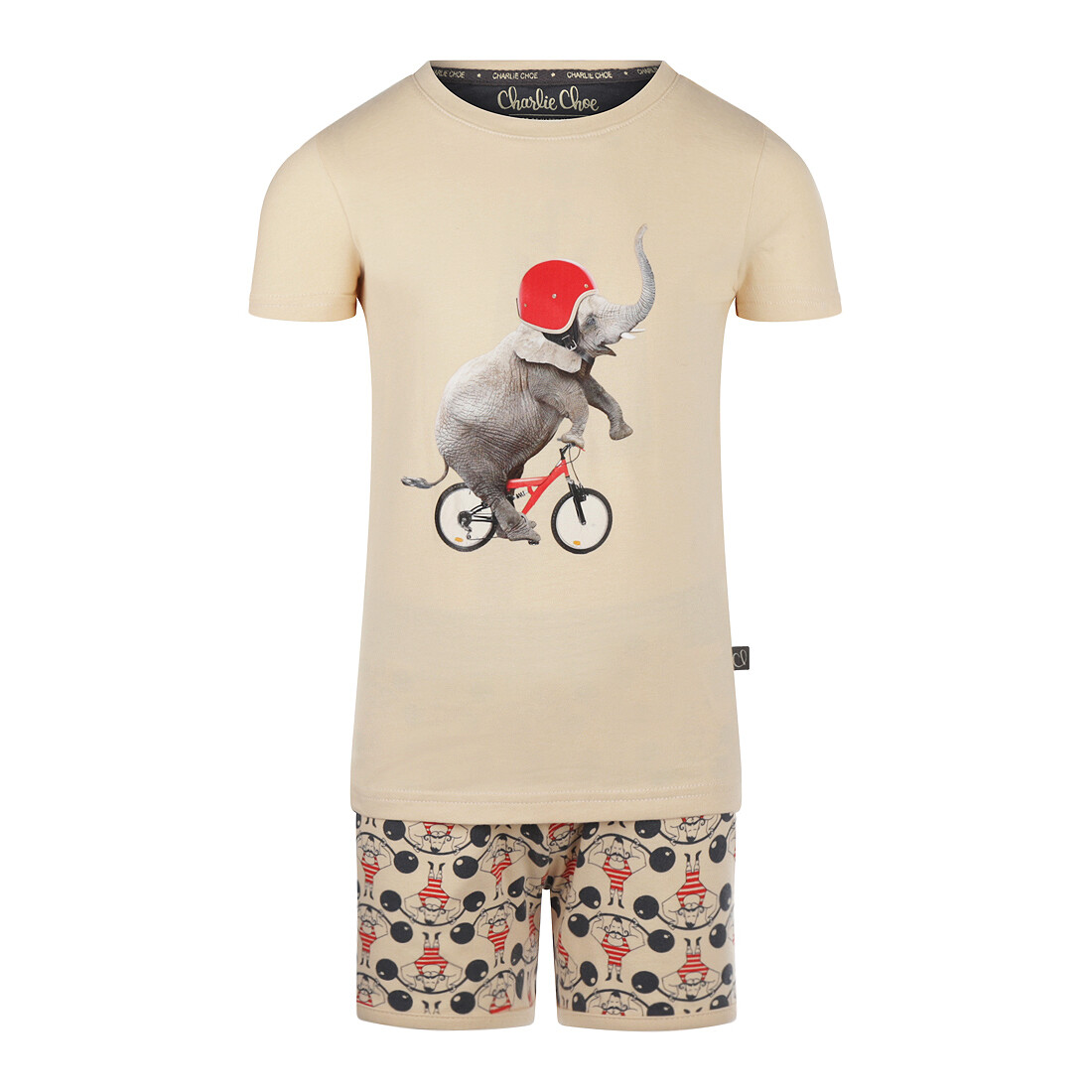 Charlie Choe - Girls Short Set - Cream