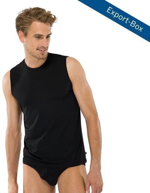 Schiesser - Selected Premium - Micromodal - Tanktop - Zwart