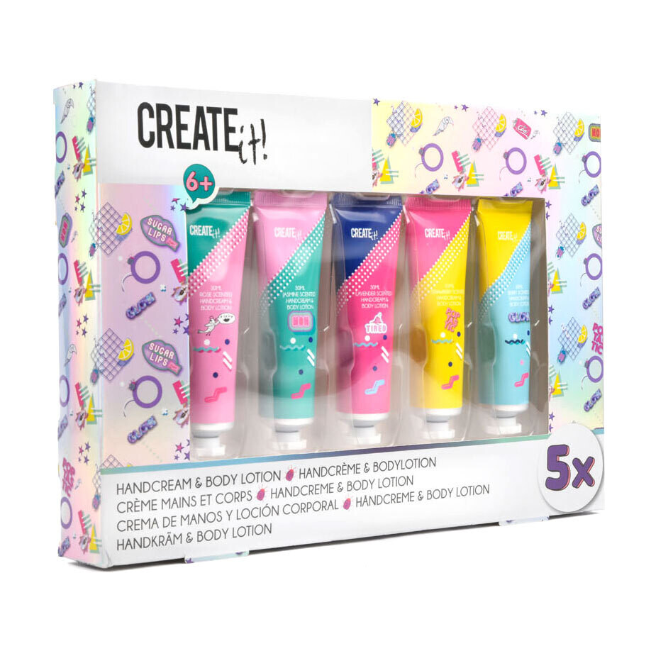 Create It - 5-pack Handcrème &amp; Bodylotion