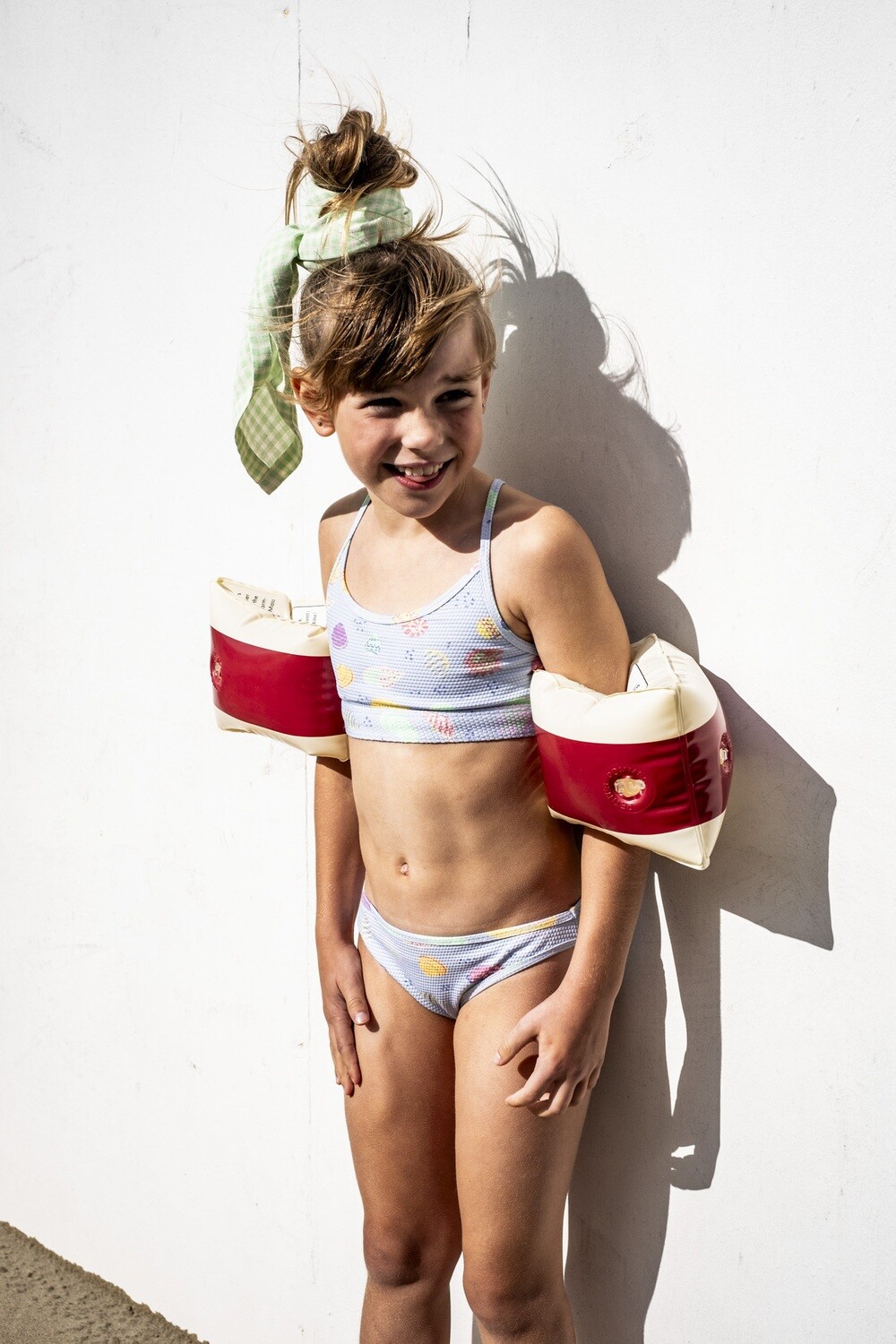 Woody - Bikini - Blauw met Schelpen