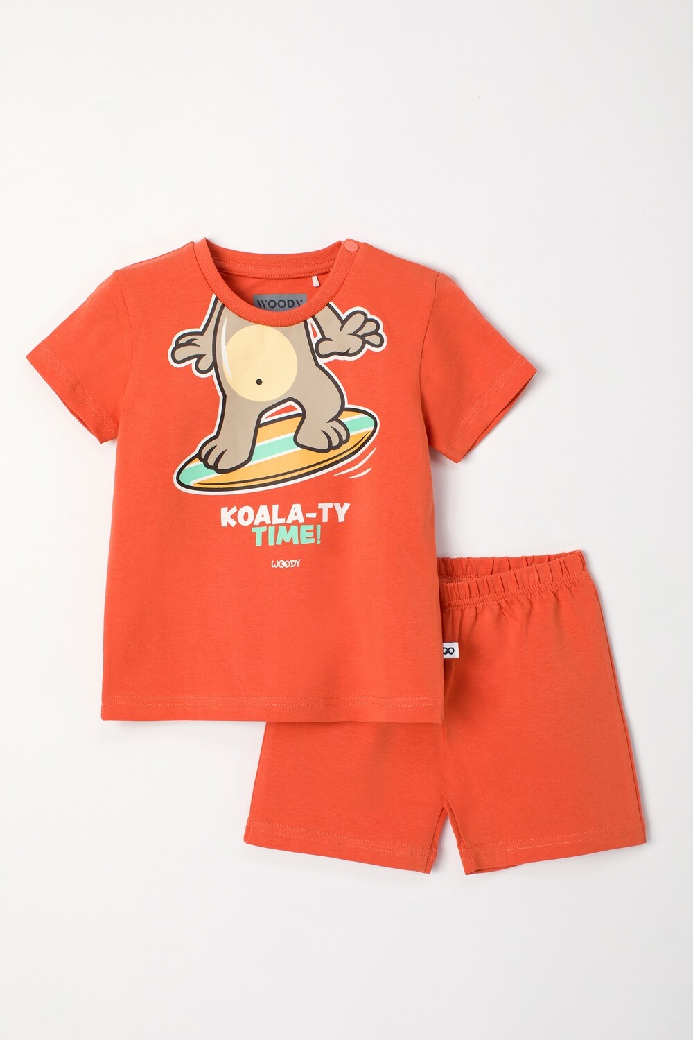 Woody - Baby Jongens Pyjama - Baksteen