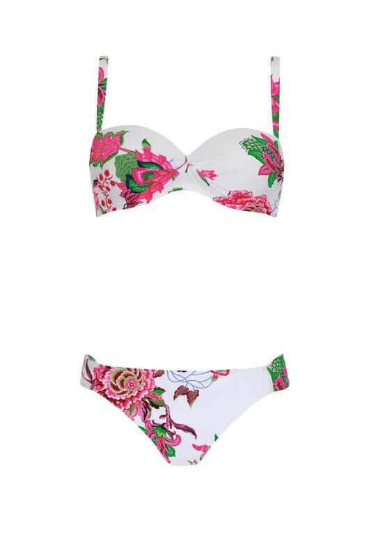 Opera - Luxueuse voorgevormde bikini met beugel- verstelbare en afneembare schouderbandjes